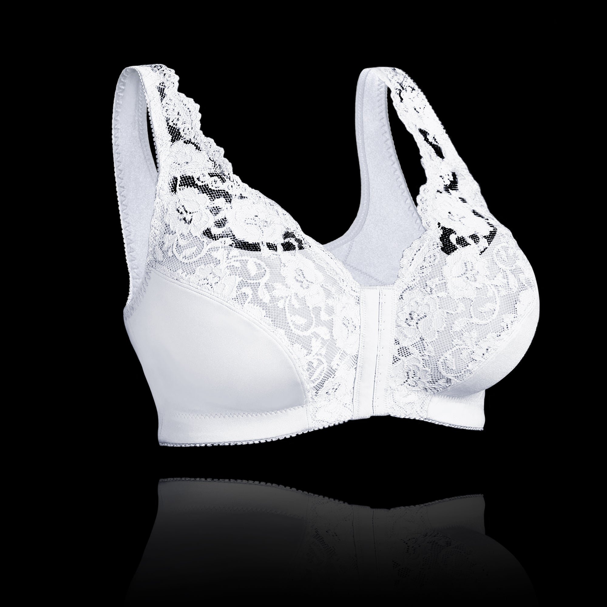 ❤️Mother's Day Sale 50% OFF❤️-💖Front hooks, stretch-lace, super-lift, and posture correction – ALL IN ONE BRA!