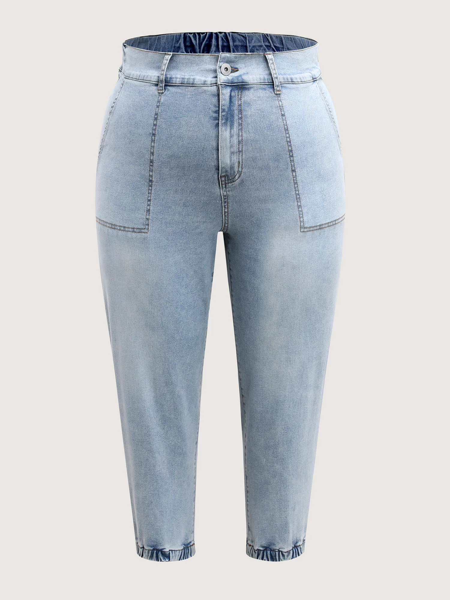 Stretchy Waist Boyfriend Jeans