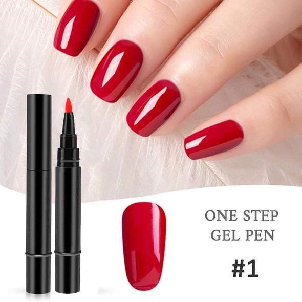 (🔥Last Day Flash Sale-50% OFF)One Step Nail Gel Pen-🎉Buy 9 Get 9 Free Now(Get All Color)!