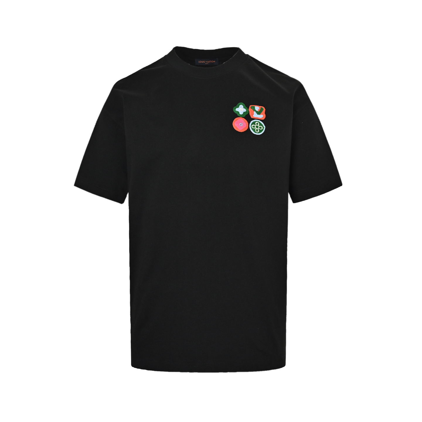 Louis Vuitton 25ss short sleeve with embroidered emblem
