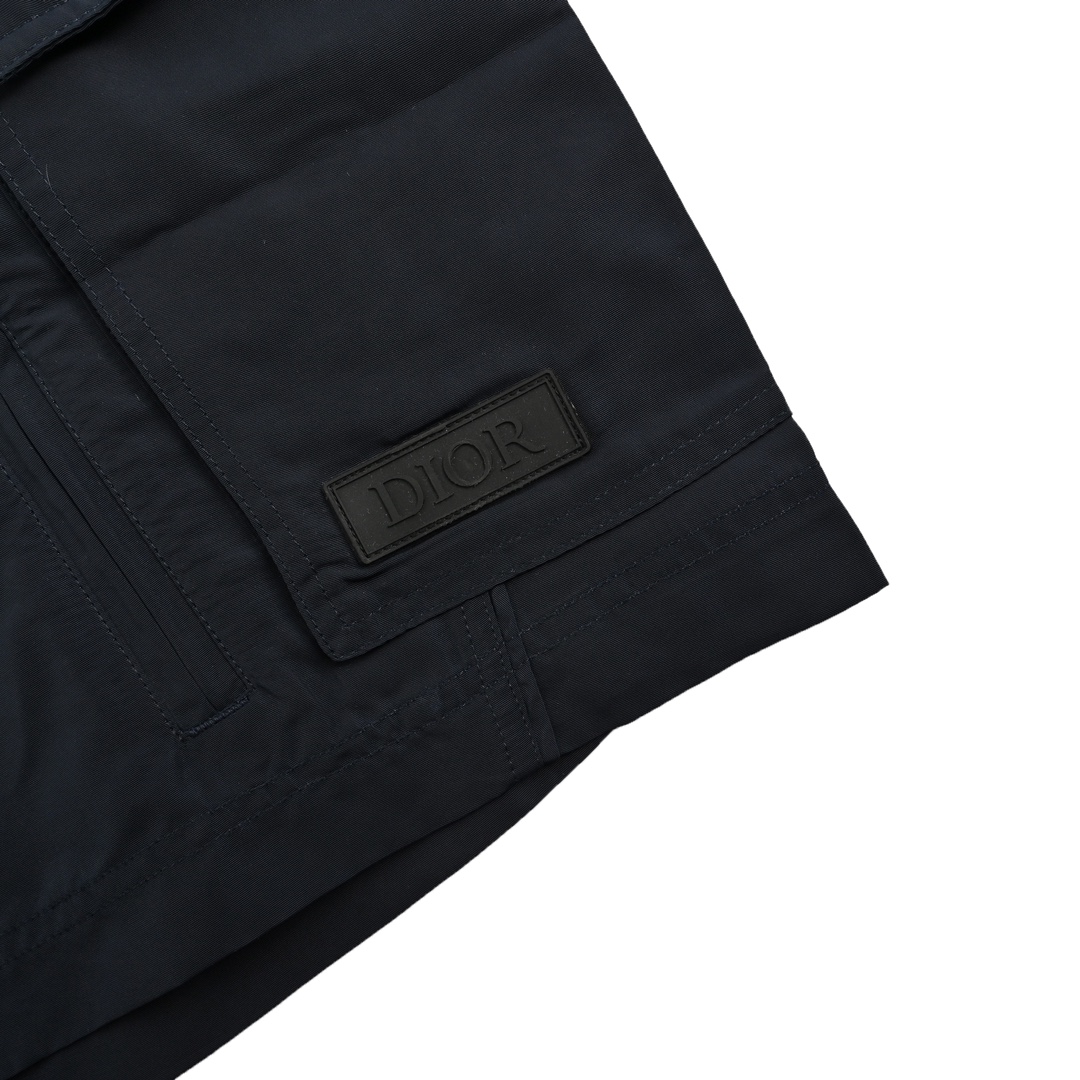 Dior 24ss multi-pocket technical cargo shorts