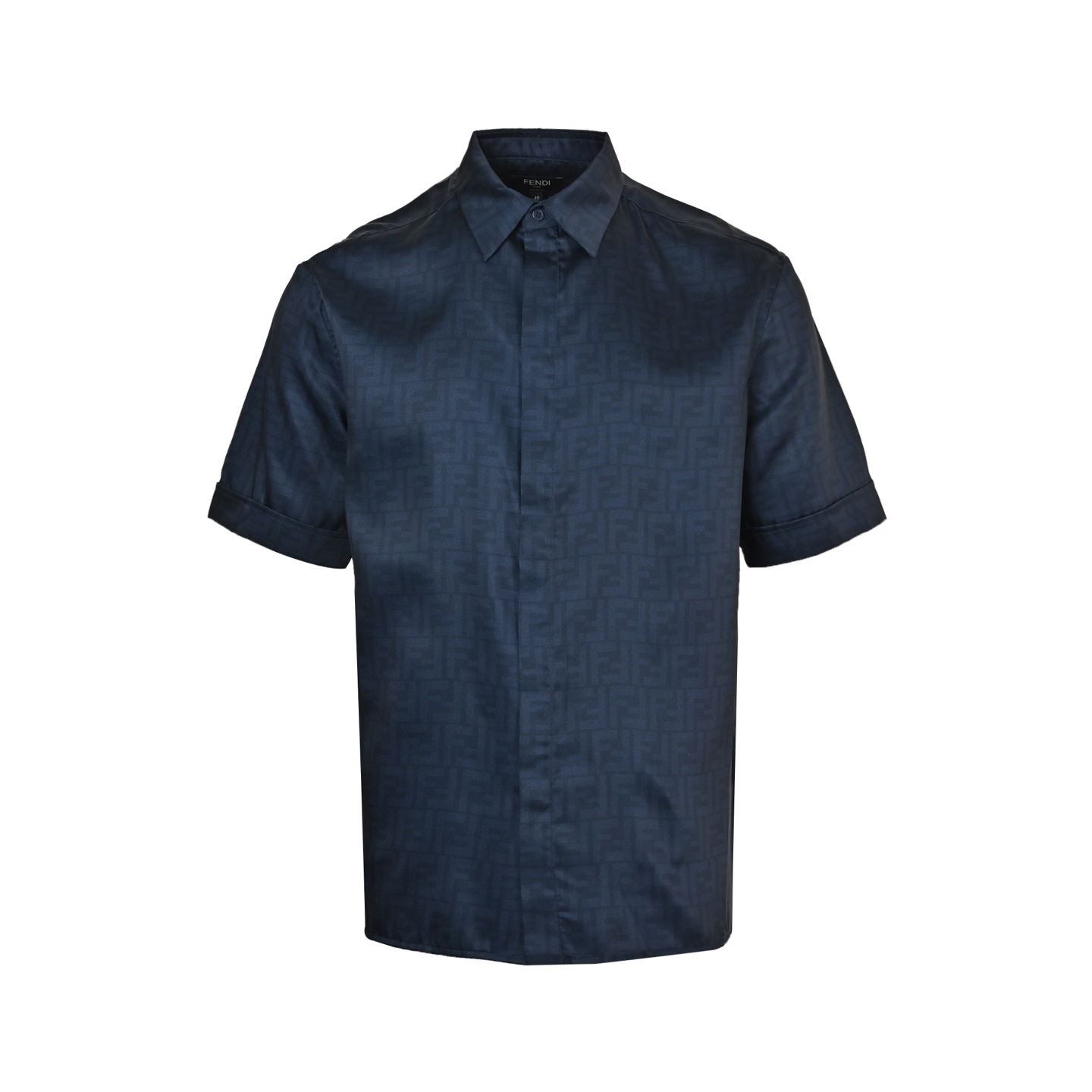 Fendi 25ss all-over FF jacquard pattern suit short-sleeved shirt