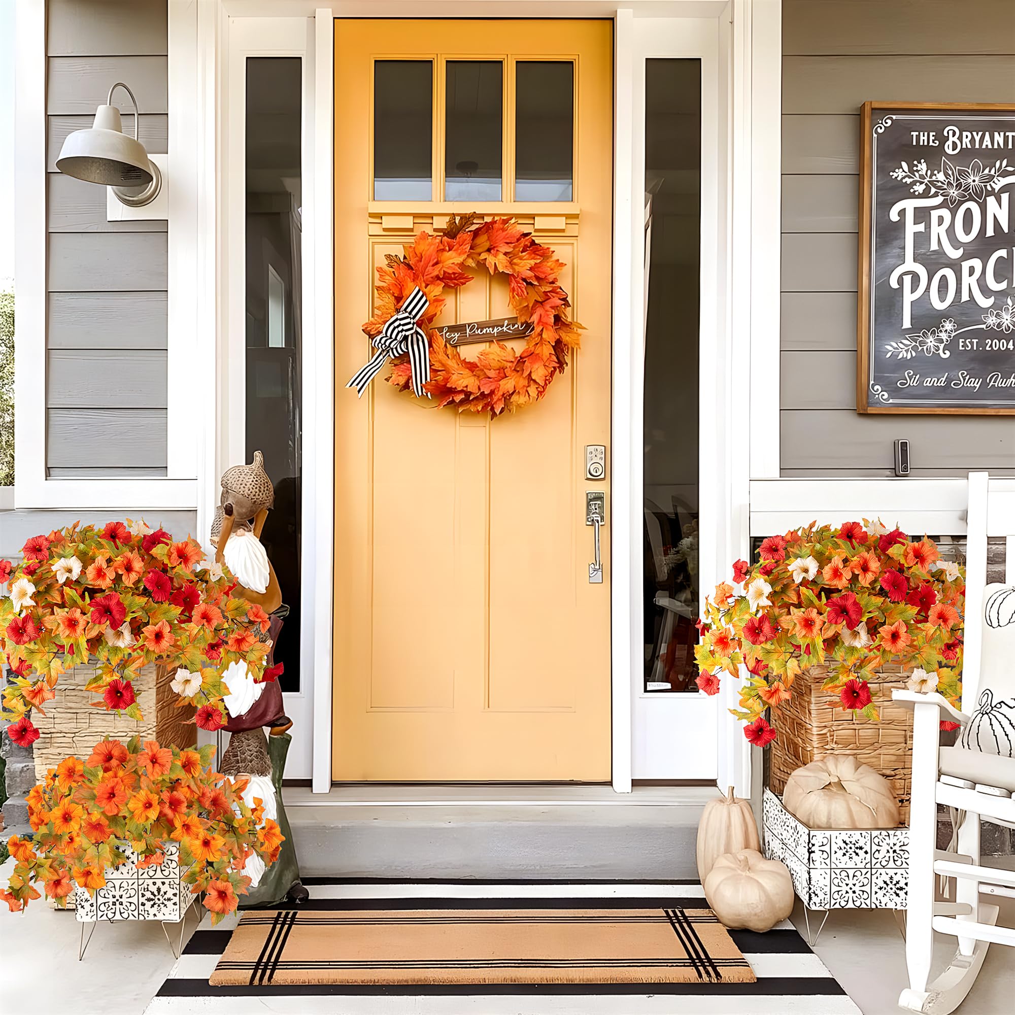 💥ON SALE💥Faux Petunias Silk Outdoor Flowers 🌿 UV-Resistant, No Fade, Waterproof, Windproof 🌸