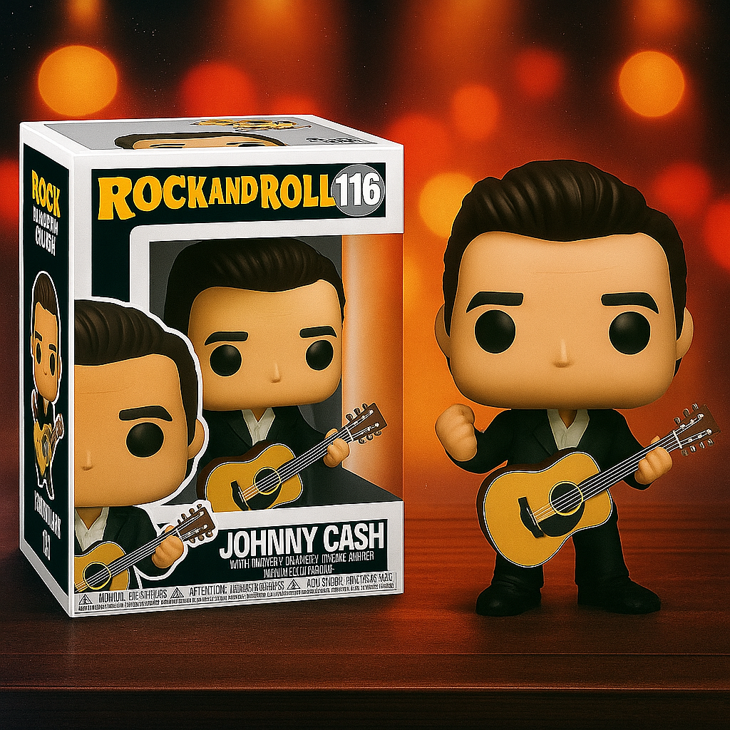 Johnny Cash Rock and Roll Vinyl Figure