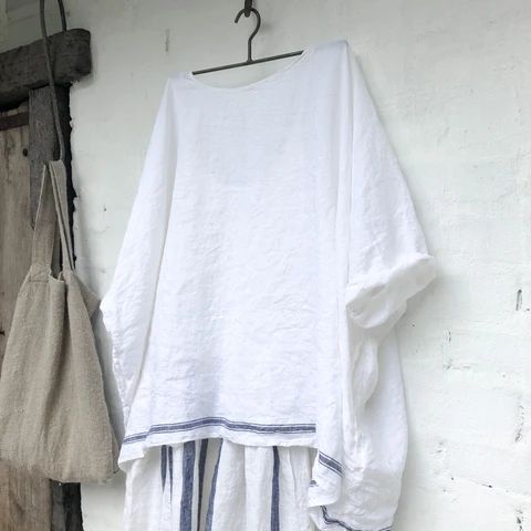 Vintage Striped Quarter Sleeves T-Shirt