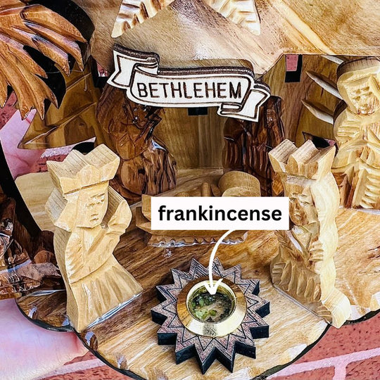ON SALE🔥Olive Wood Nativity Scene with Music Box (8x6 inches)