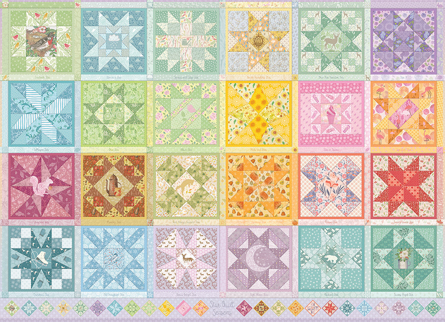 Star Quilt Seasons | 1000 Piece