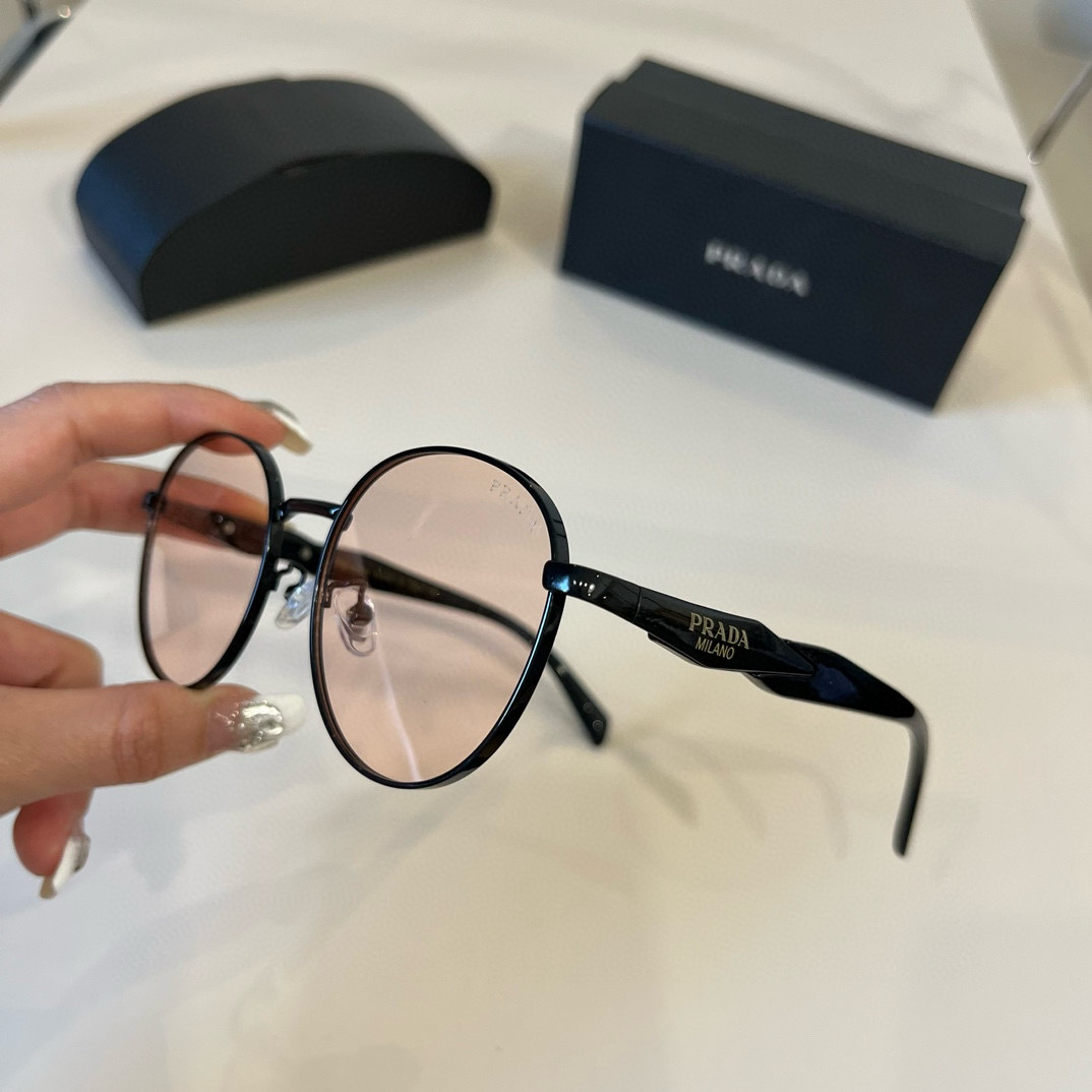Prada round frame sunglasses