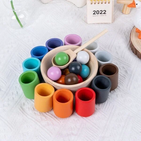🔥🔥🔥Children's early education educational color recognition classification cup---win at the starting line