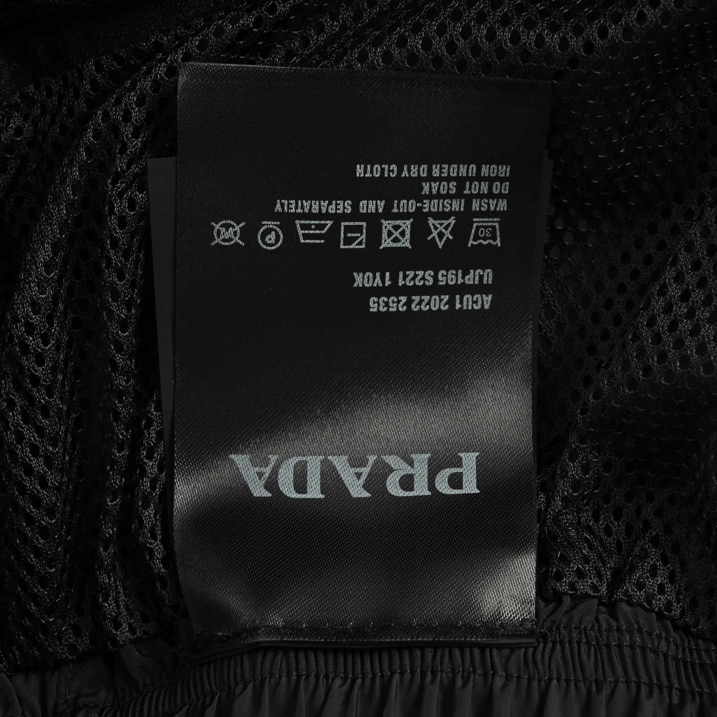 Prada 25ss waist triangle logo beach shorts