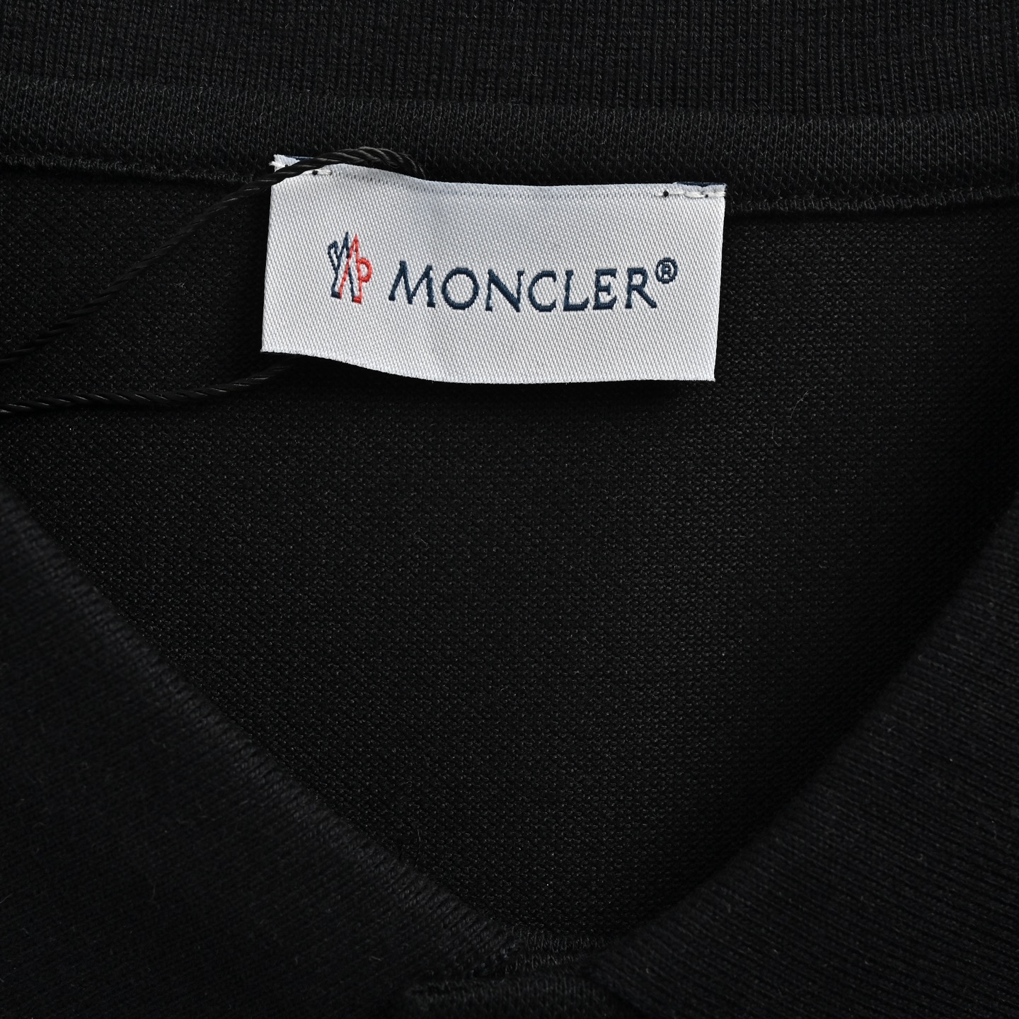 Moncler 25ss chest embroidered logo polo short sleeve