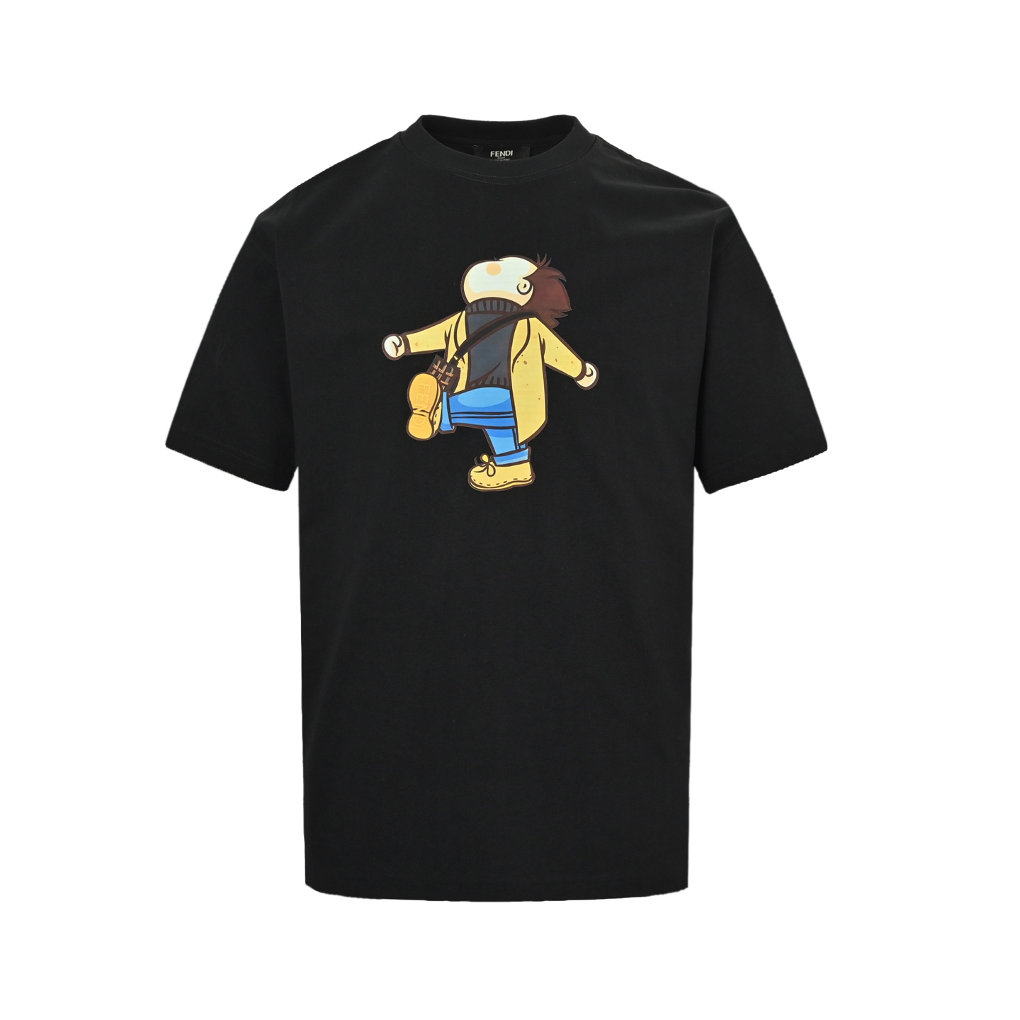 Fendi 25ss cartoon character print short sleeves