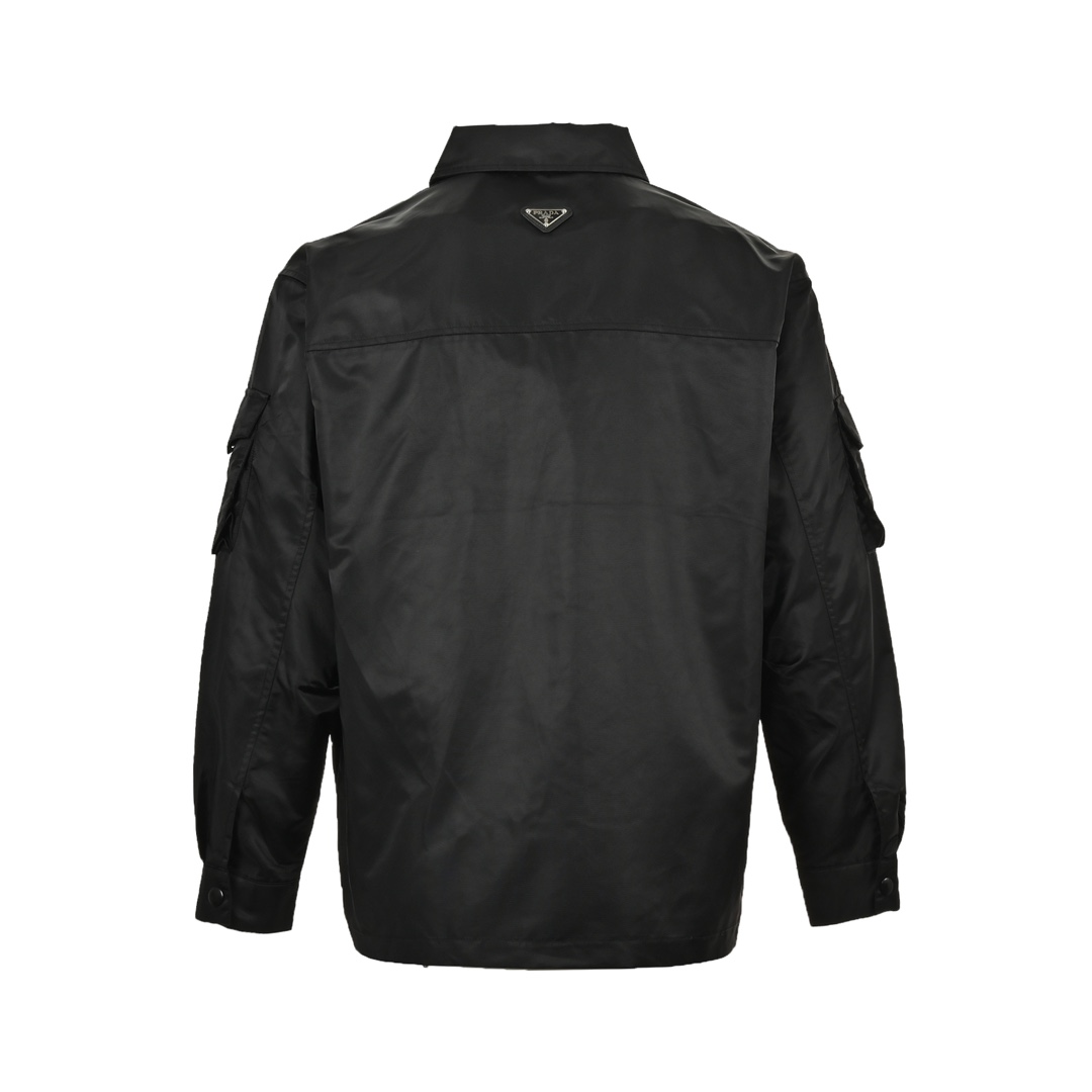 Prada 24Fw Multi-Pocket Work Shirt Jacket