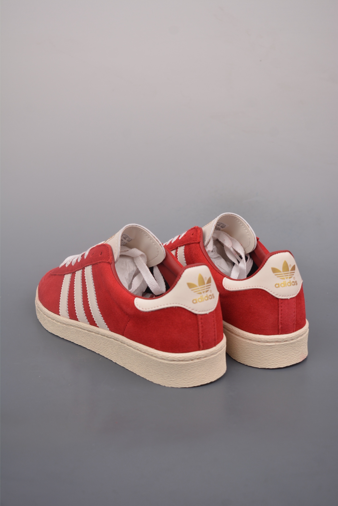 Adidas originals JABBAR LOW red beige white gold label JI3431