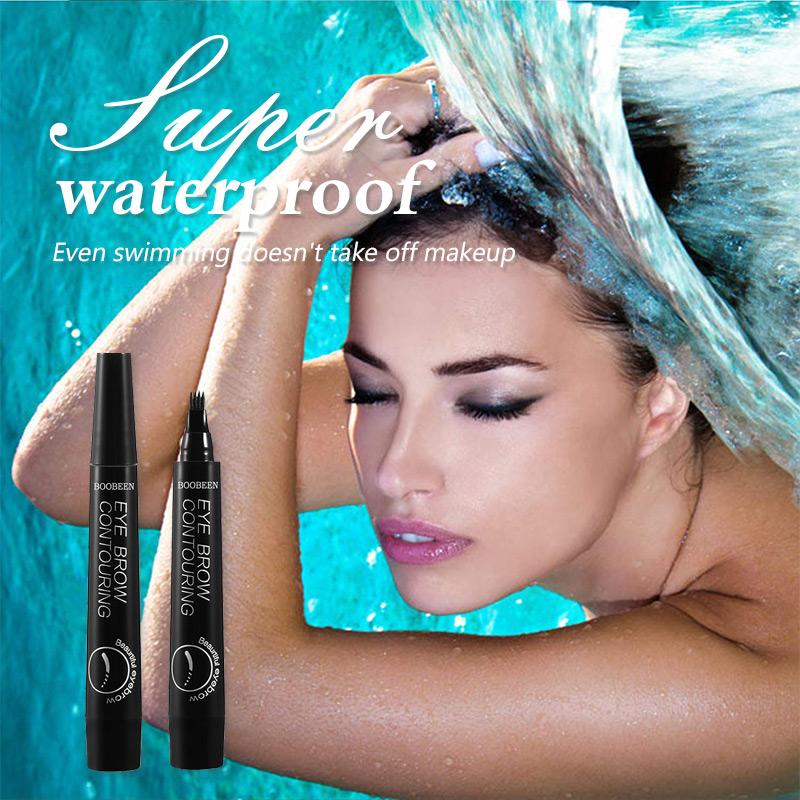 (🔥CHRISTMAS SALE 48% OFF) 4-Point Eyebrow Pen-BUY 4 FREE SHIPPING