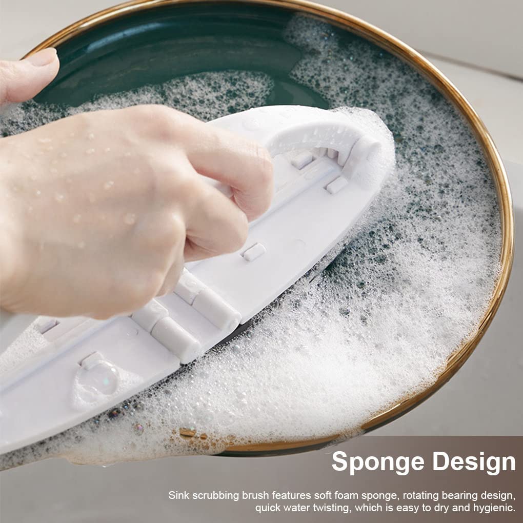 (🌲XMAS SALE - 50% OFF)Folding sponge cleaning brush-🔥Buy 2 Get 1 Free Today🔥