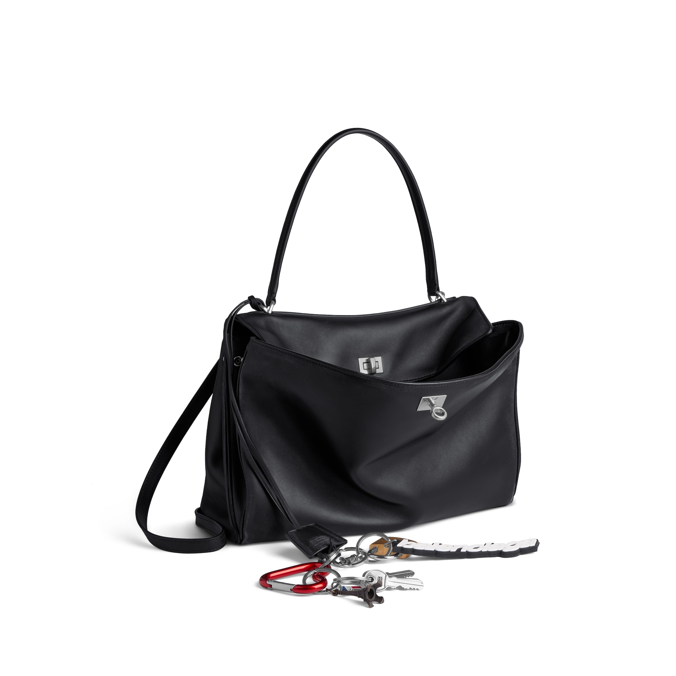 Balenciaga Women's Rodeo Handbag Medium With One Charm7897722AA8U1000