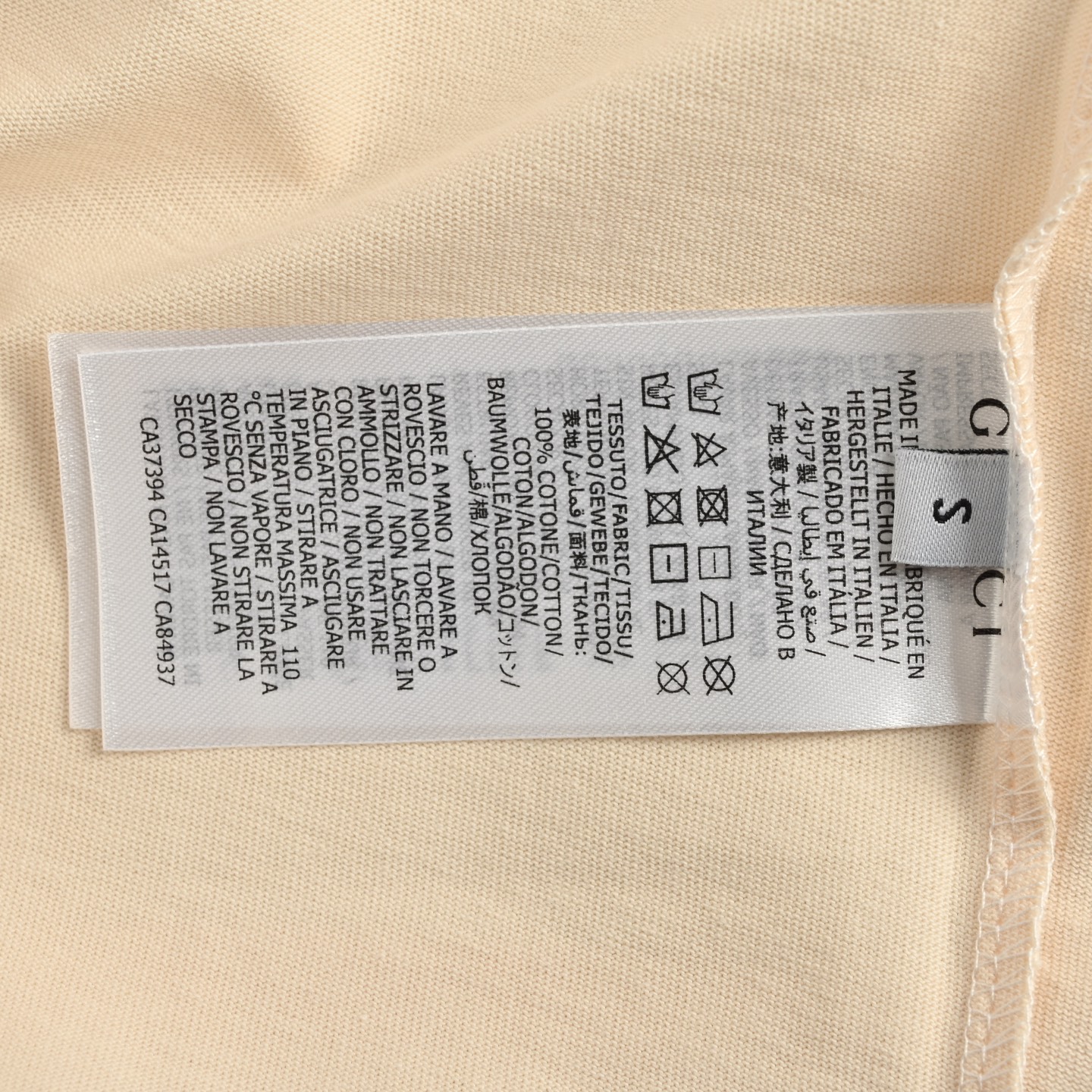 Gucci 25ss cartoon pattern letter print short sleeve