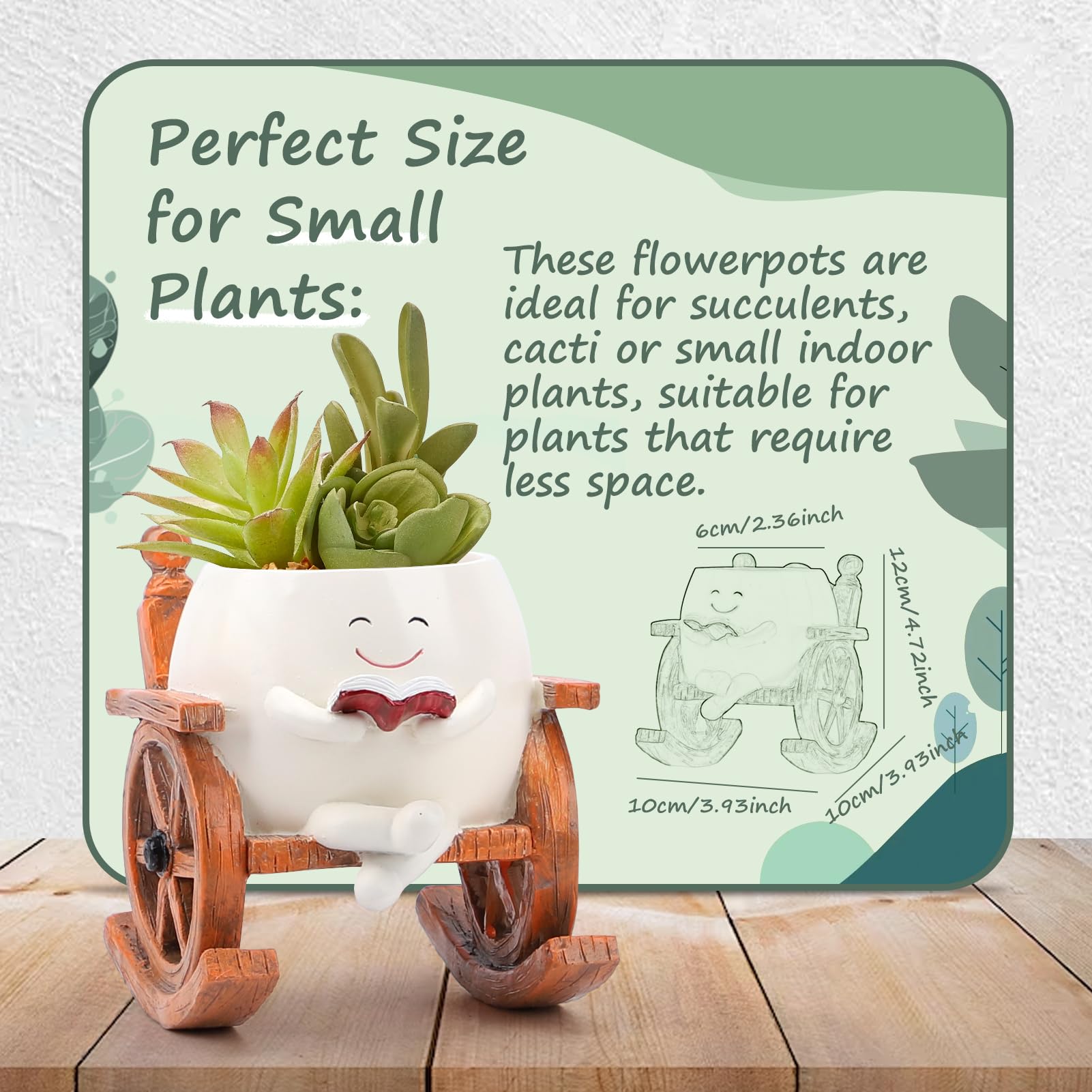 🔥ON SALE🔥Cute Resin Flower Pot🌱