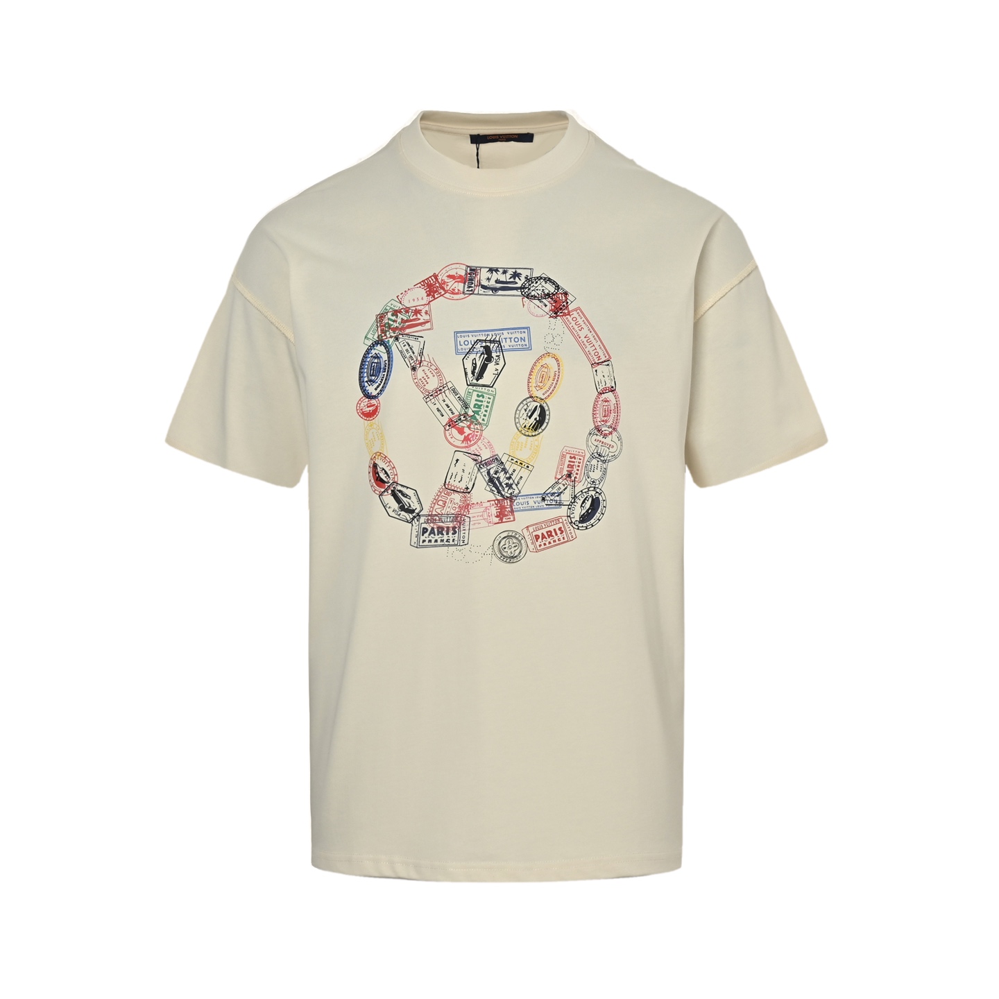 Louis Vuitton 25ss chain logo print short sleeve