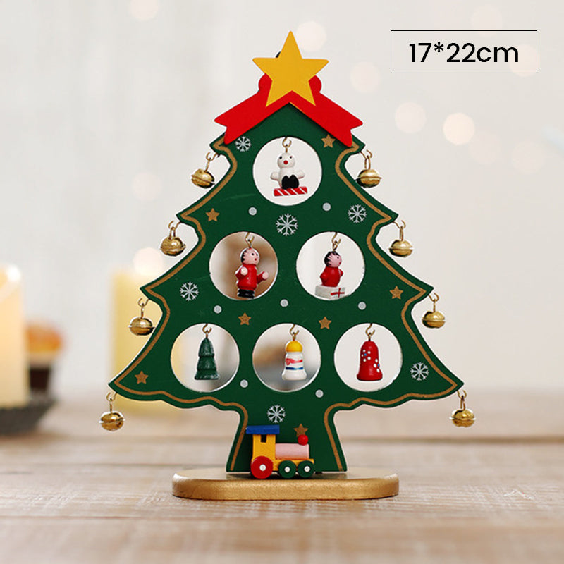 🎄Early Christmas Sale 50% OFF - 【Tiktok Hot Sale】DIY Wooden Mini Christmas Tree Set-BUY 2 FREE SHIPPING
