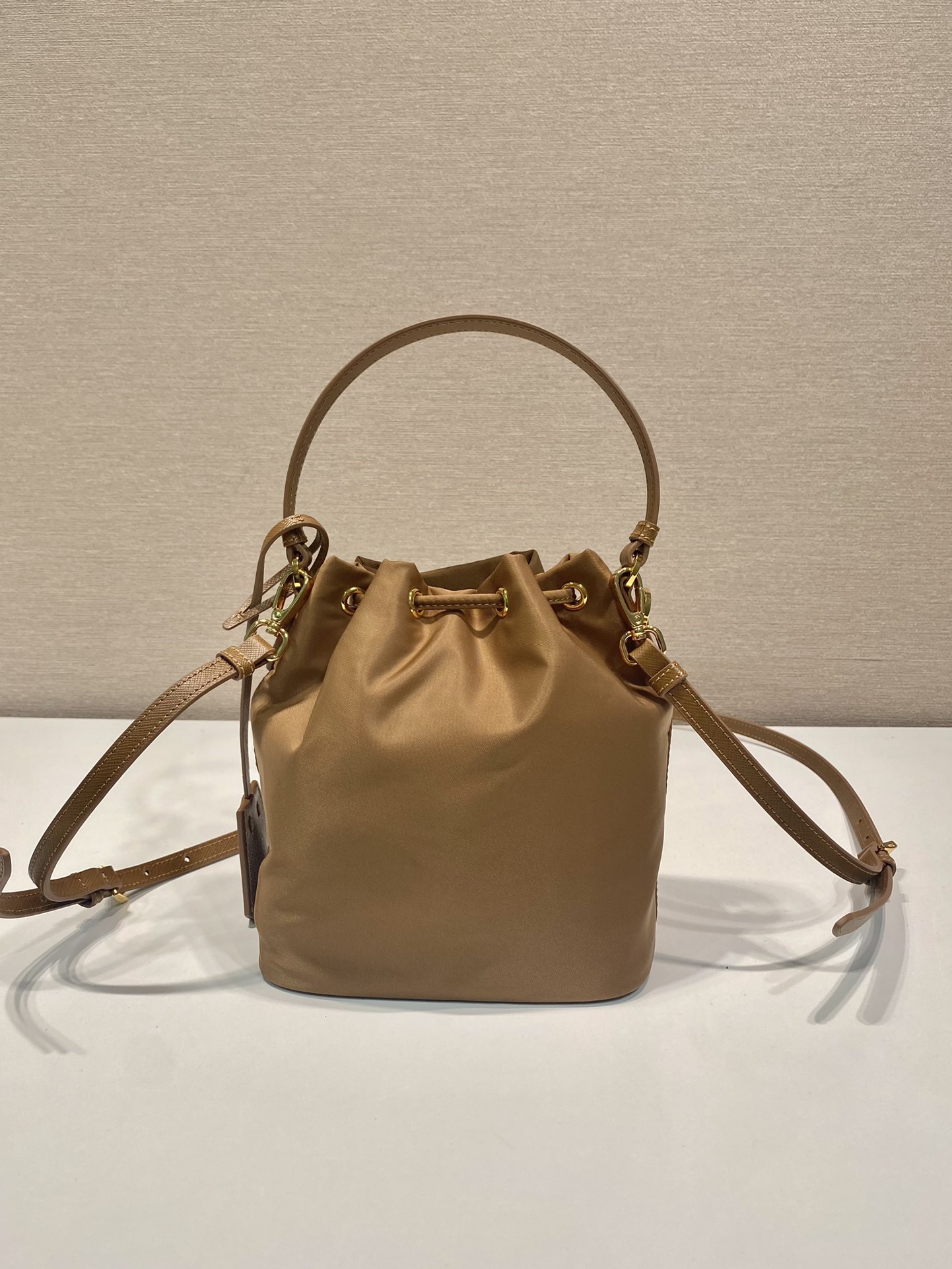 Prada Nylon Bucket Bag 1BE067