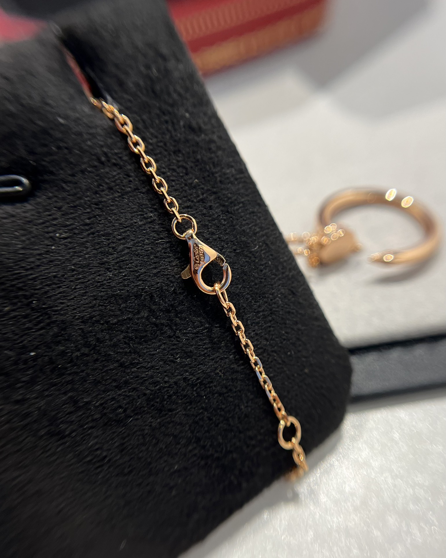 Cartier head and tail diamond nail necklace