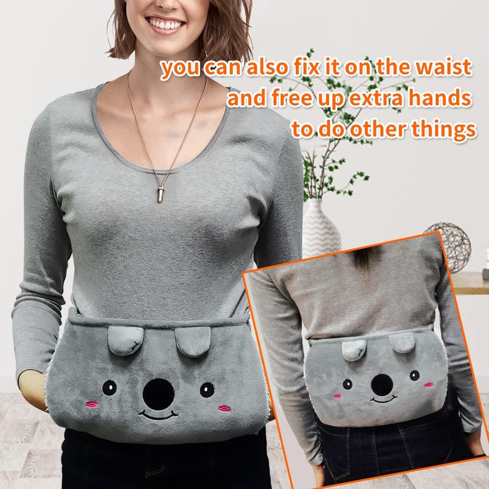 (❤️Early Winter Hot Sale-50% OFF-SAVE 50% OFF) Plush Refillable Hot Water Bottle Belt-BUY 2  FREE SHIPPING
