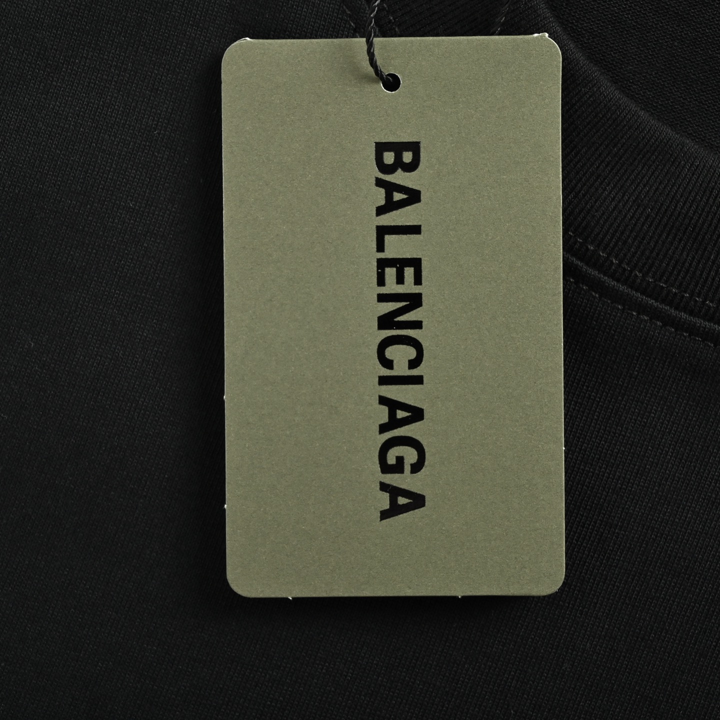 Balenciaga 25ss Sanskrit letters flocked print short sleeves