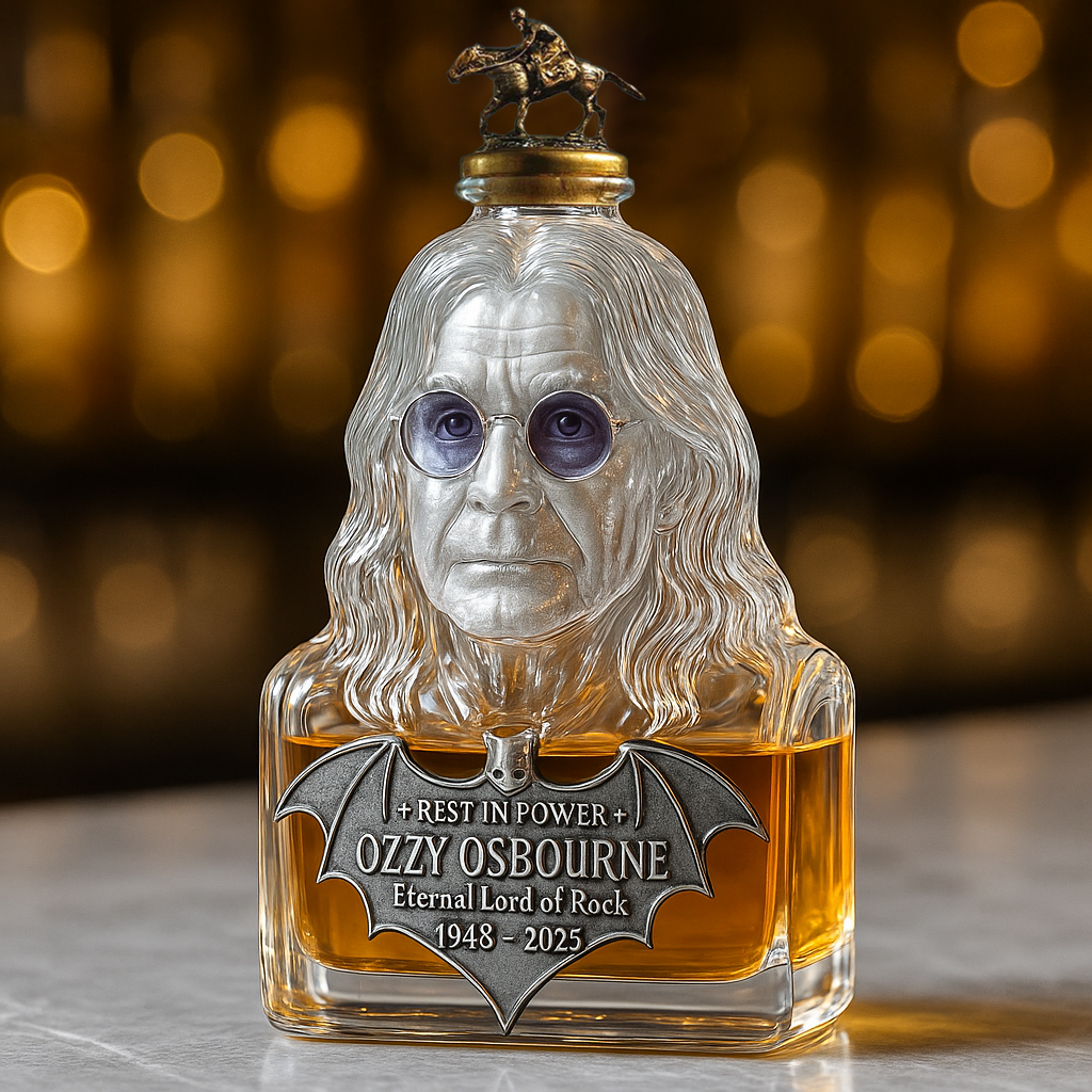 🖤Immortalized in Glass — The Ozzy Osbourne Tribute Decanter
