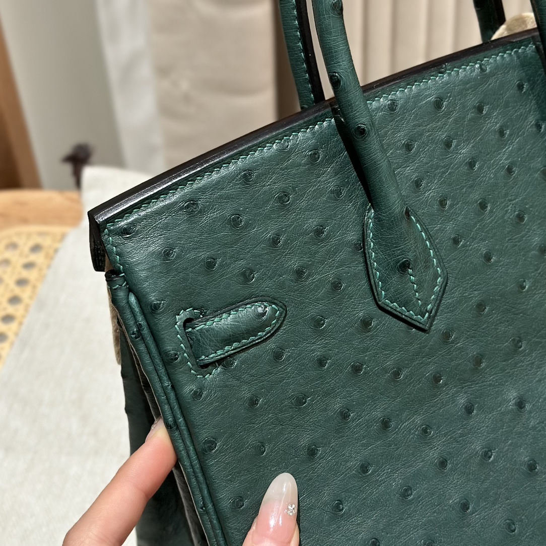 Hermes Birkin z6Malachite Handbag (Handmade to Order)