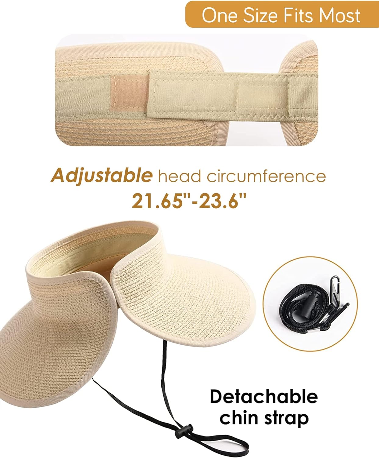 🔥🔥Foldable UV UPF Straw Wide Brim Sun Visor Hats - Buy 2 Get Free Shipping Now!!!