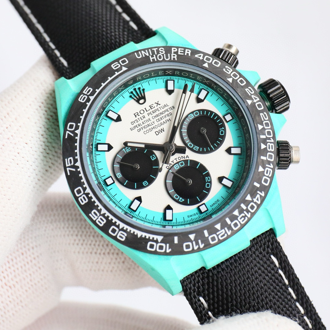 ROLEX-Cosmic Chronograph Daytona Series Carbon Fiber Custom Edition