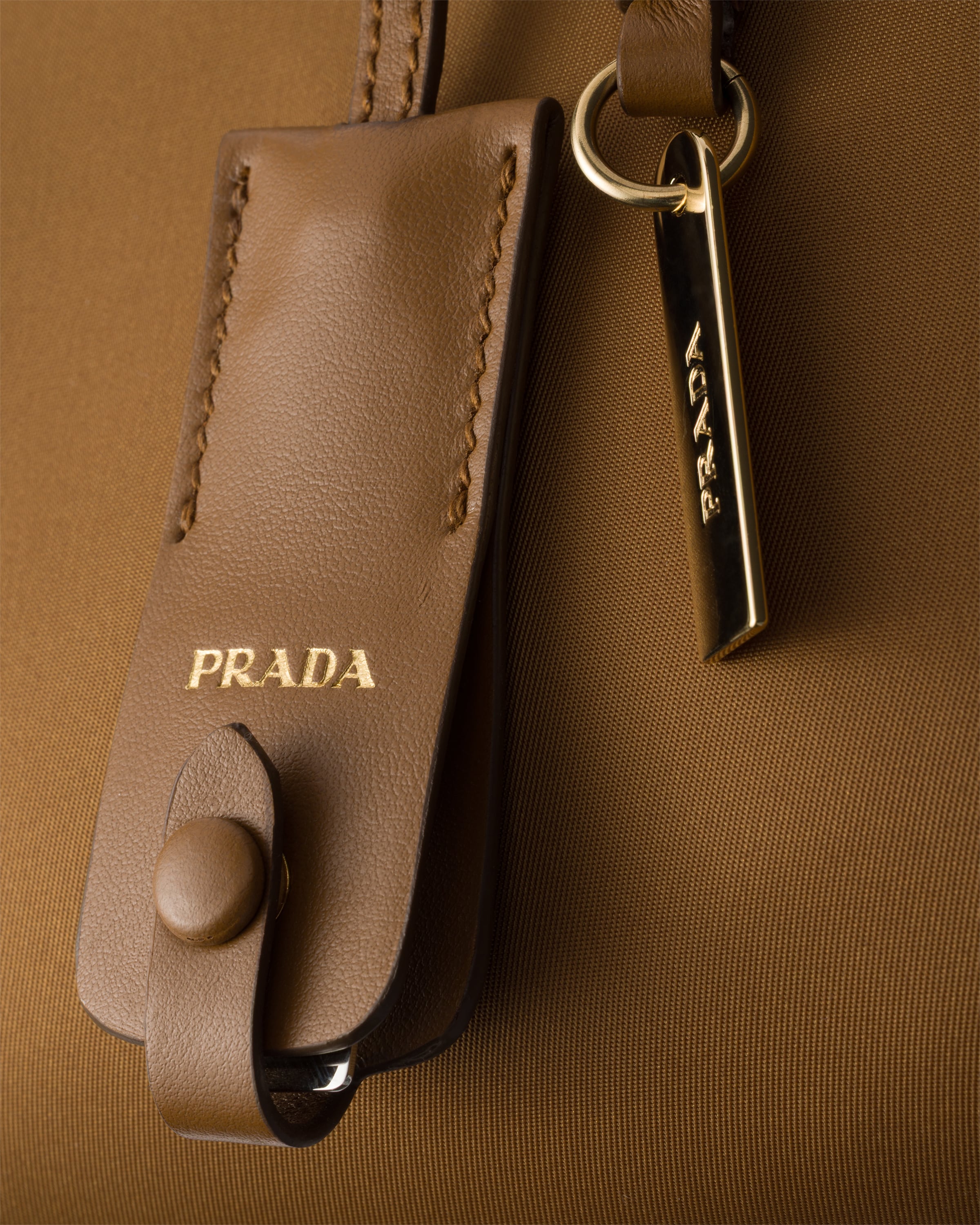 Prada Re-Nylon and Leather Medium Tote