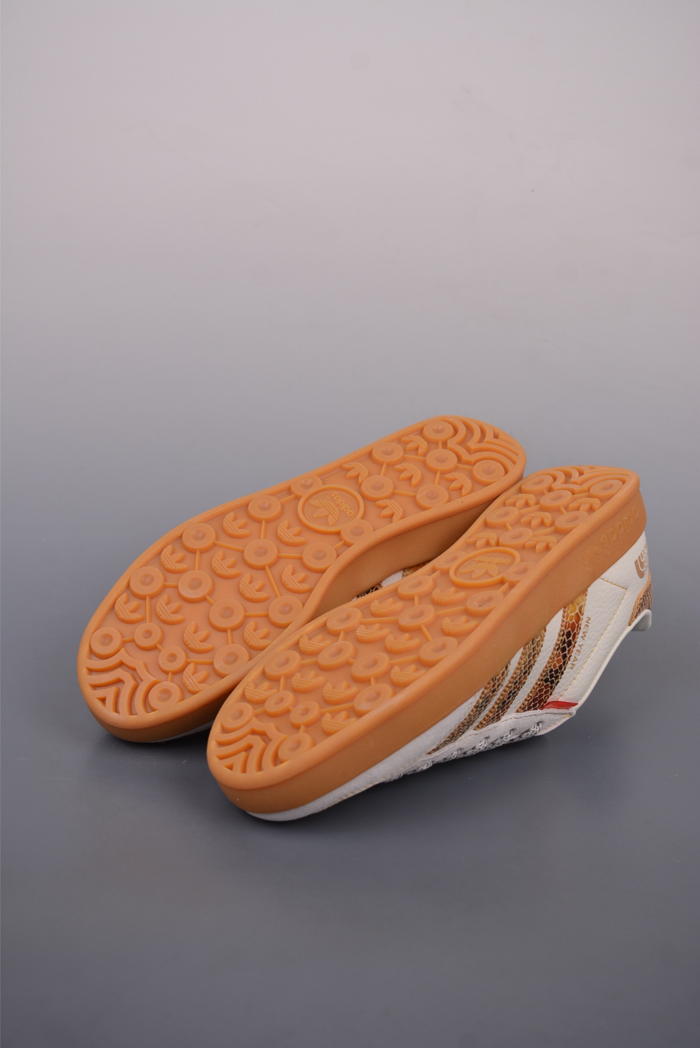 The North Face x Adidas Originals Samba OG Off-White Python Print JR1256