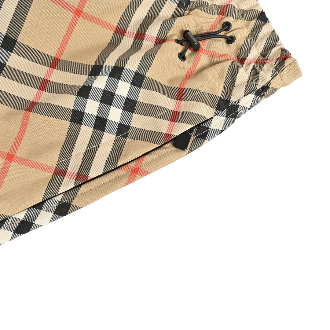 Burberry 24Fw Warhorse Embroidered Check Trousers