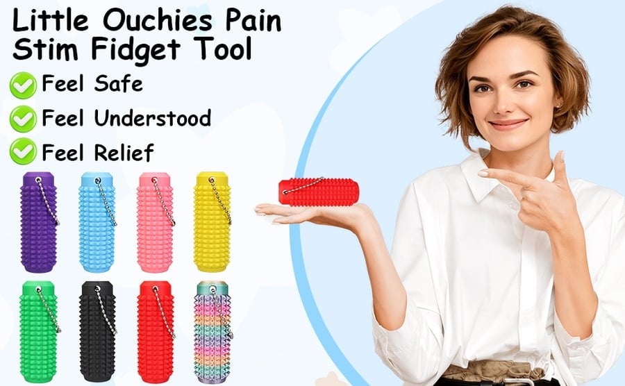 Portable Vibrant Colors Stim Tool for Anxiety & Stress Relief