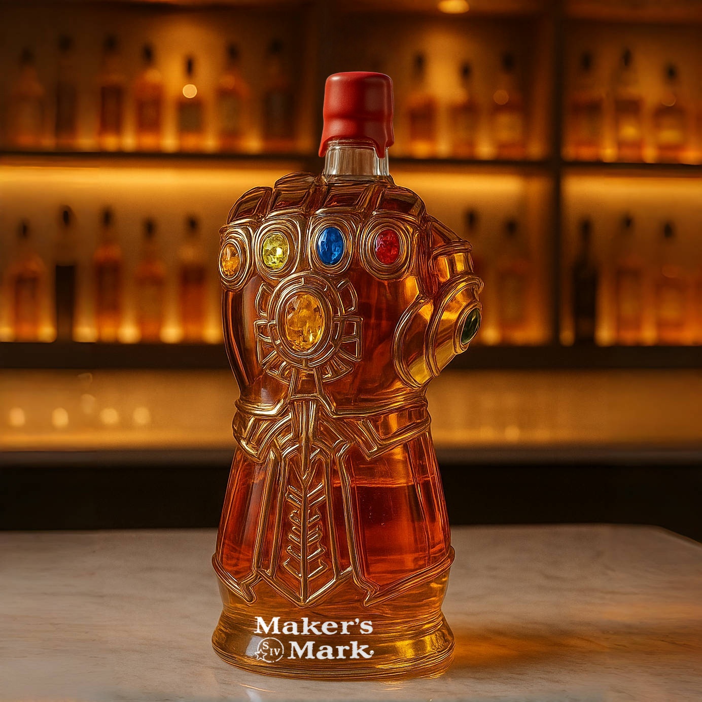 Gauntlet Whiskey Bottle