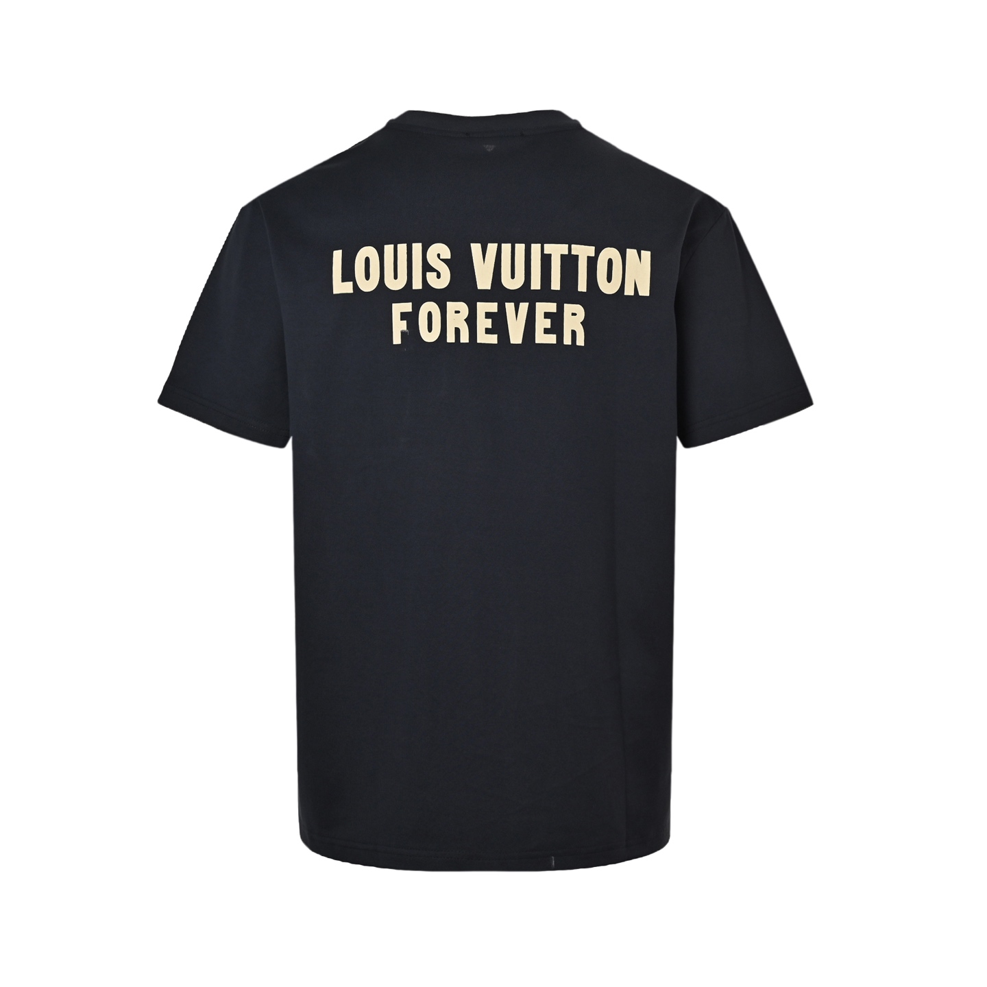 Louis Vuitton Big V inverted letter print logo short sleeves