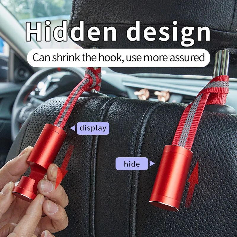 Multifunctional Hidden Aluminum Alloy Car Hook