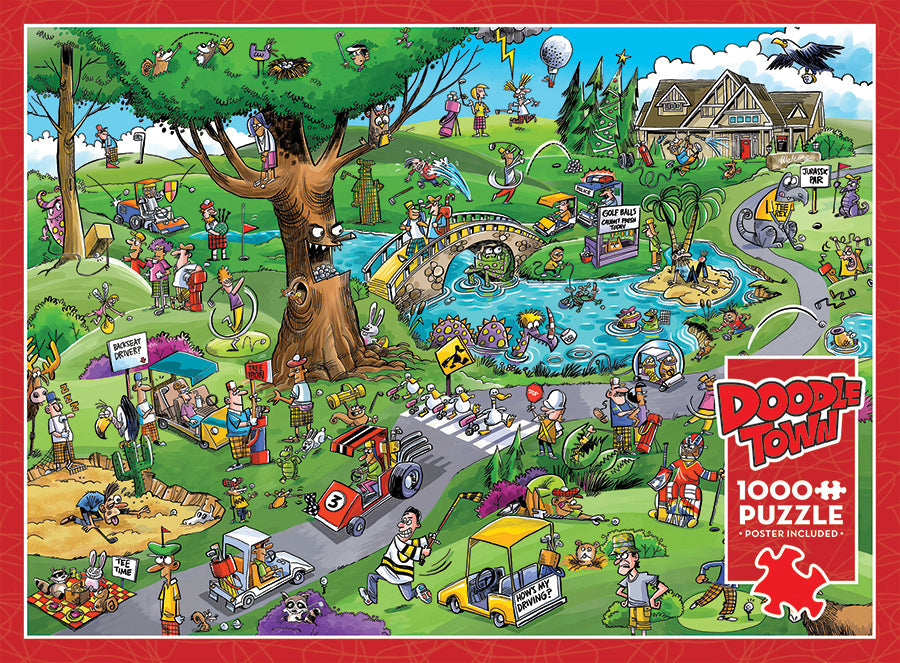 DoodleTown: Par for the Course | 1000 Piece