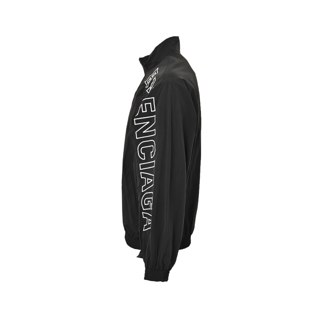 Balenciaga 24Fw hollow letter embroidered windbreaker jacket