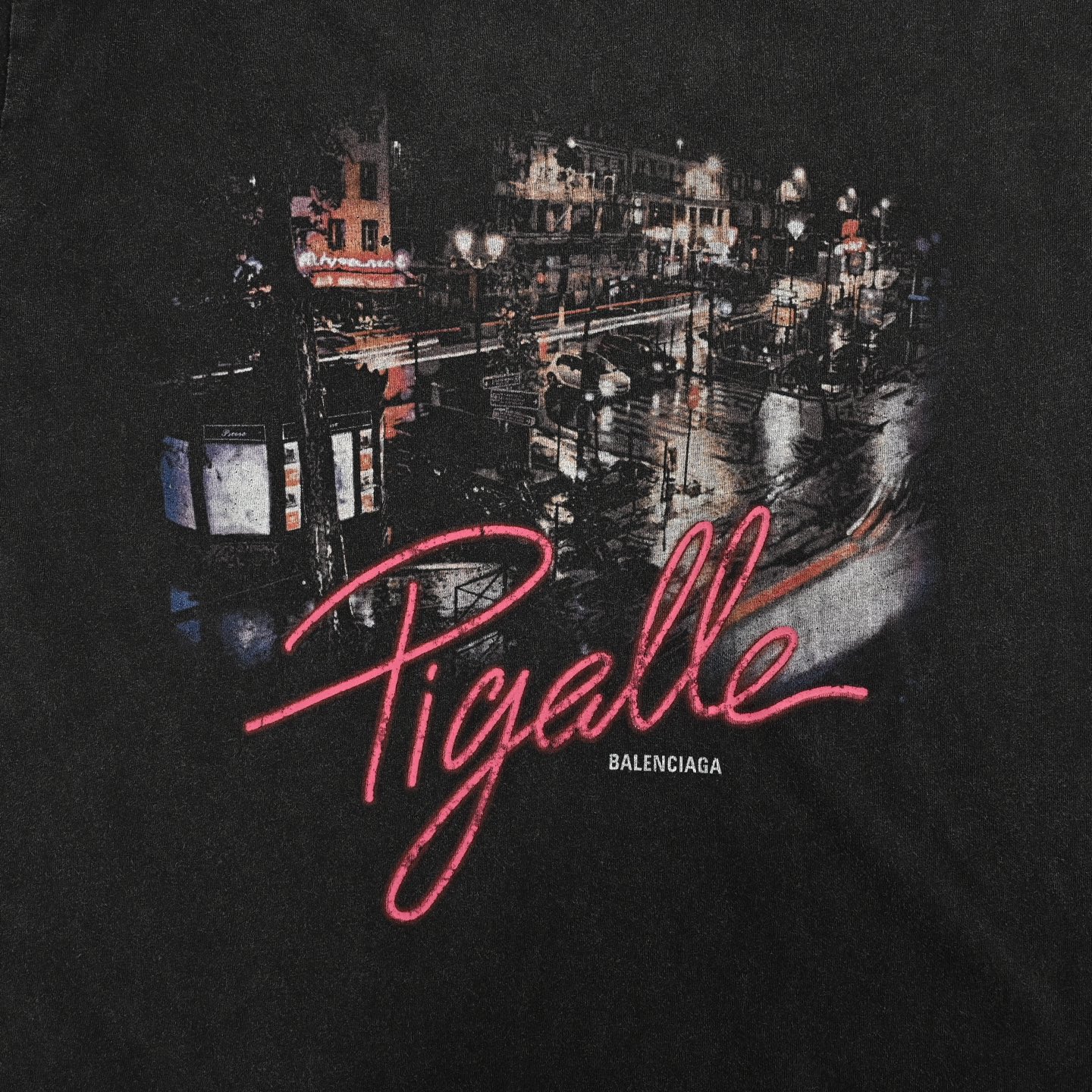 Balenciaga City Night View Limited Series Short Sleeve