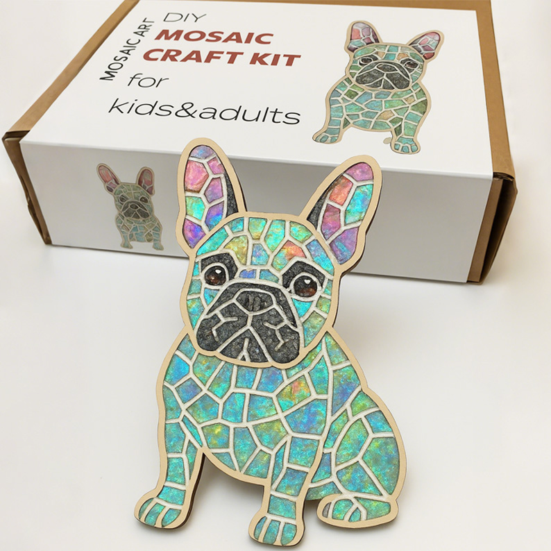 French Bulldog Mosaic DIY Kit