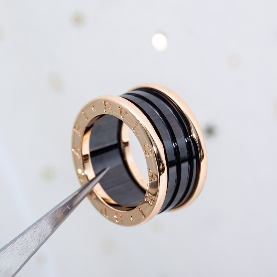 Bulgari Wide Ceramic Ring