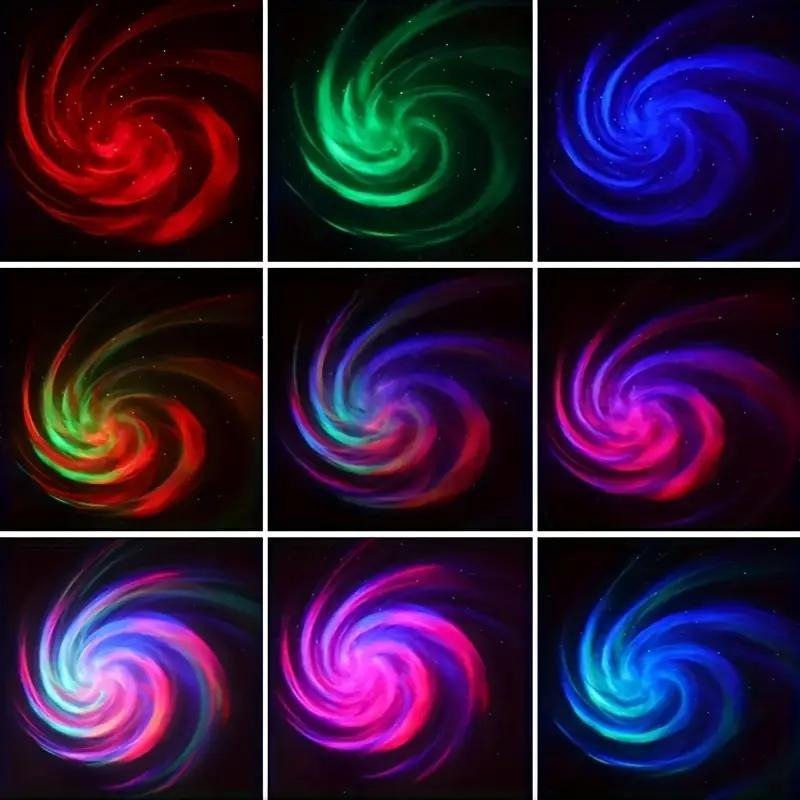 💥ON SALE💥Ocean Wave & 3D Water Ripple Projector Light, USB Rechargeable 16 Colors LED Projector Lamp with Remote Control