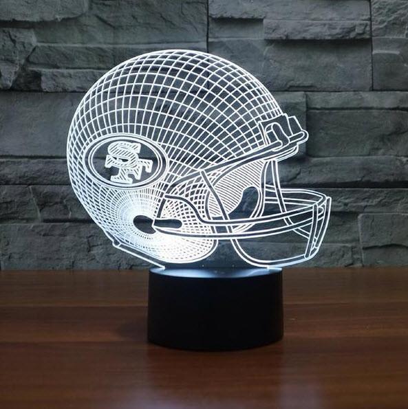SAN FRANCISCO 49ERS 3D LED LIGHT LAMP