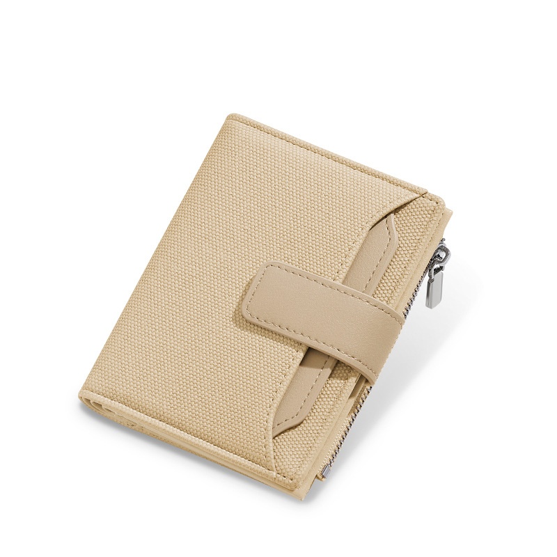 🔥Last Day 50% OFF🔥Small Wallet Leather RFID Blocking Bifold Zipper Pocket Wallet