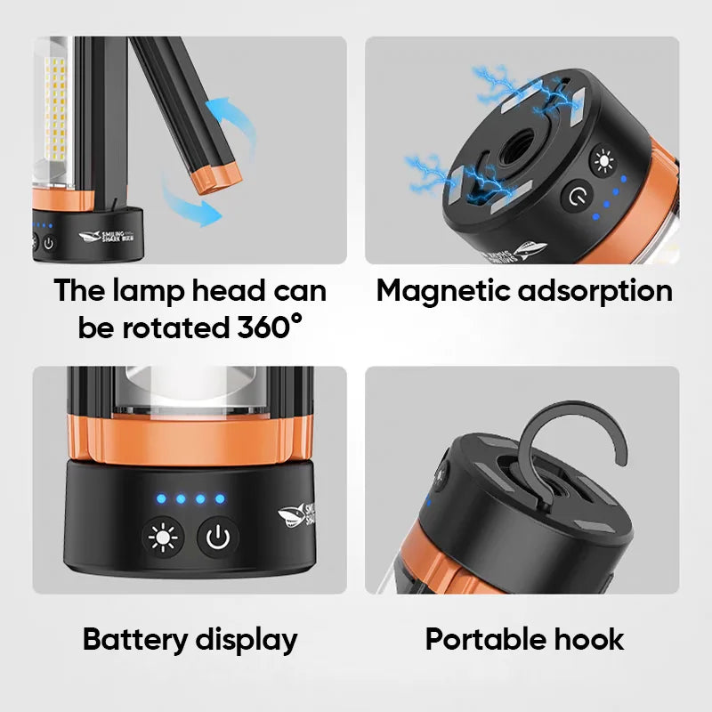 Telescopic Camping Light with Stand