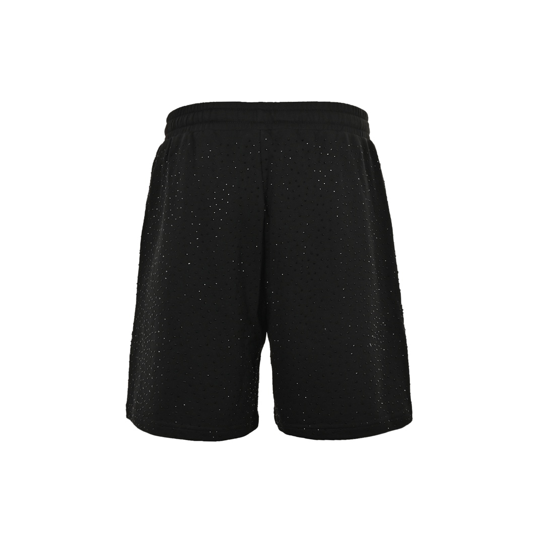 Balenciaga 24ss star-studded rhinestone shorts